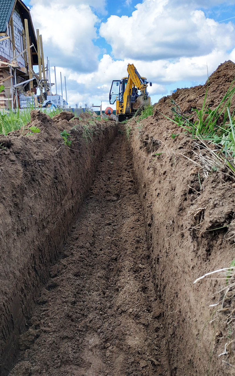 Cable Plow Trenching